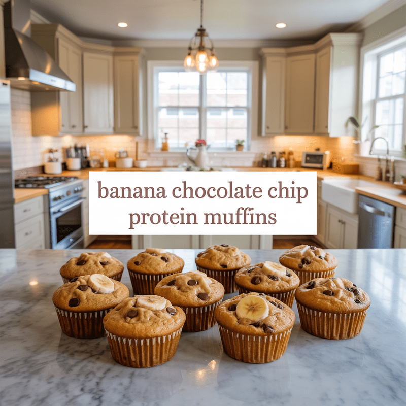 Banana Protein Muffins